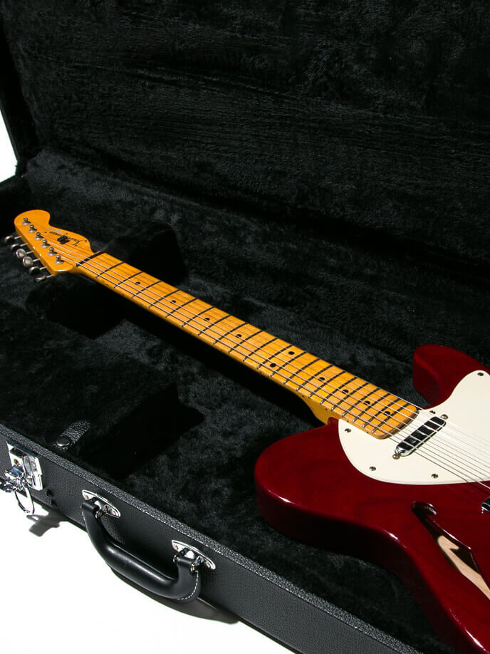 Journeyman Guitar Custom Order Telecaster Thinline Trans Red 12