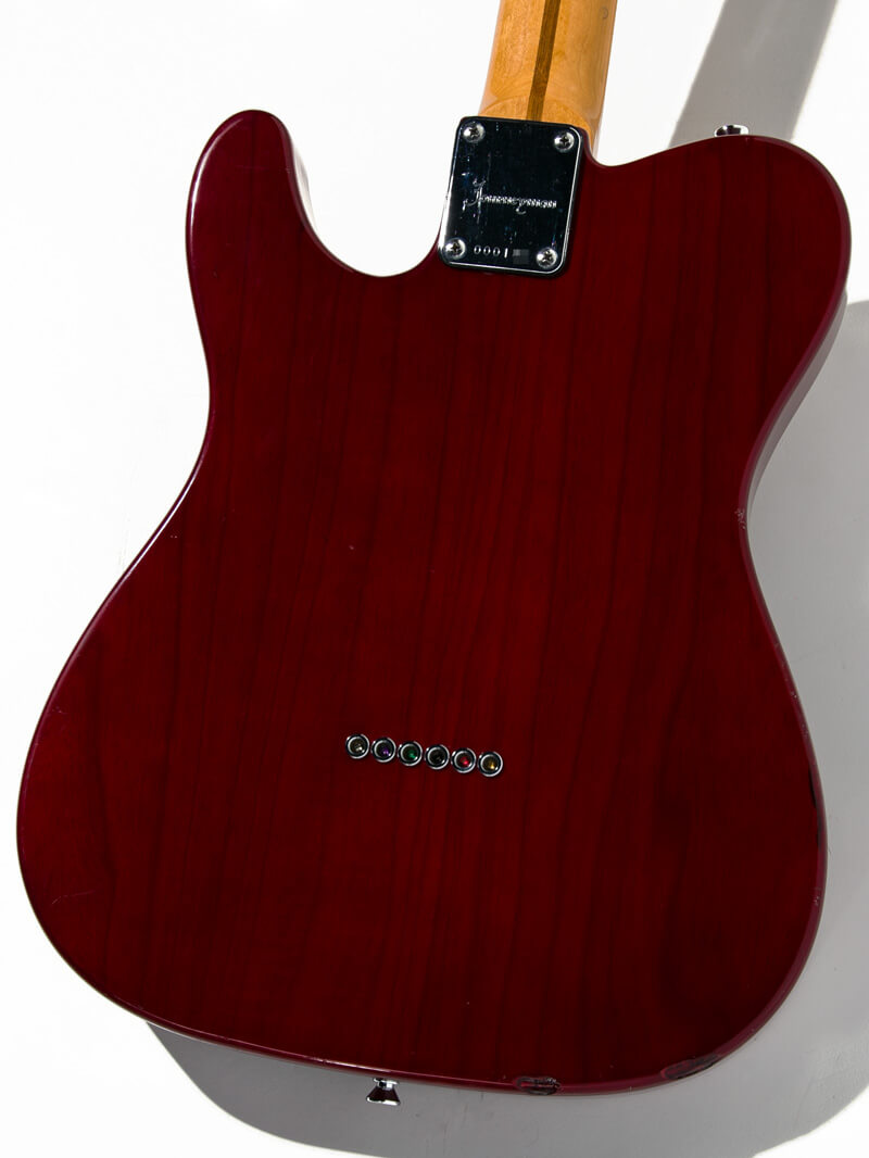 Journeyman Guitar Custom Order Telecaster Thinline Trans Red 4