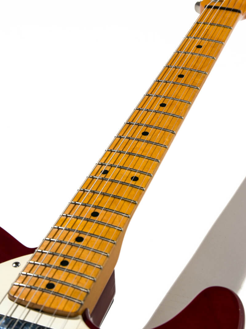 Journeyman Guitar Custom Order Telecaster Thinline Trans Red 7