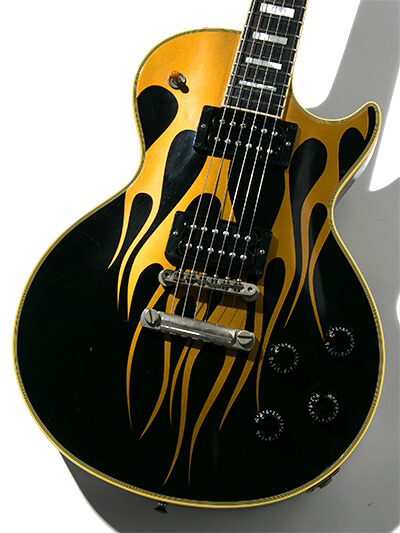 Gibson Custom Shop 1957 Les Paul Custom Ebony Gold Flame