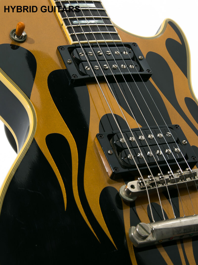 Gibson Custom Shop 1957 Les Paul Custom Ebony Gold Flame 11
