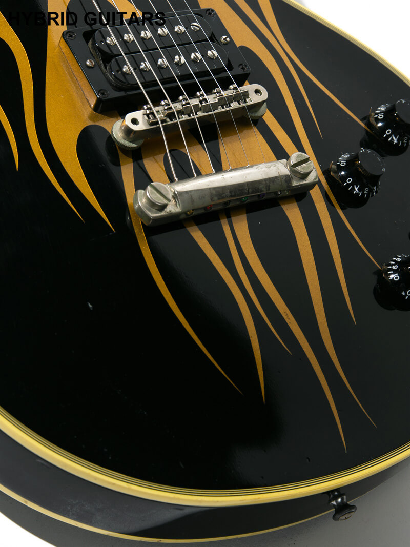 Gibson Custom Shop 1957 Les Paul Custom Ebony Gold Flame 12