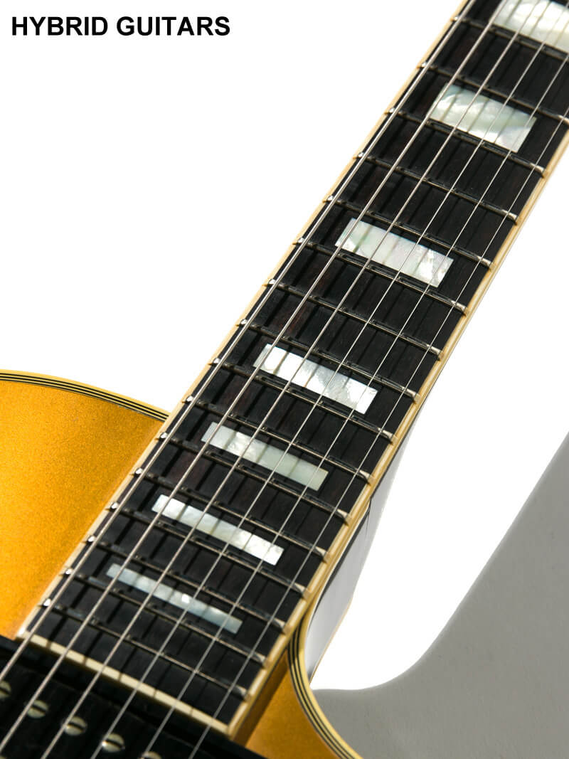 Gibson Custom Shop 1957 Les Paul Custom Ebony Gold Flame 14