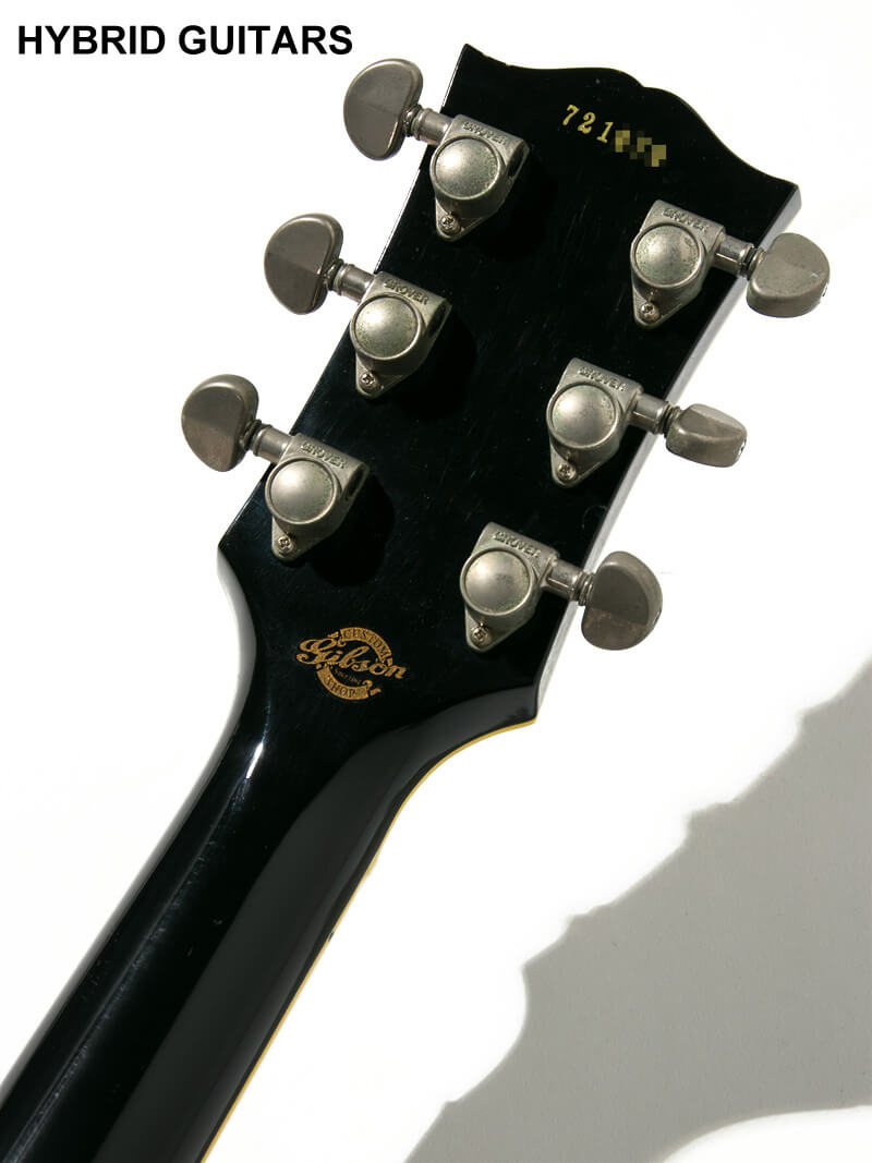 Gibson Custom Shop 1957 Les Paul Custom Ebony Gold Flame 6