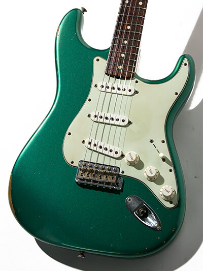 Fender Custom Shop MBS 1960 Stratocaster Relic Brazilian Rosewood(BZF) Relic  Sherwood Green Metallic Master Built by Chris Fleming