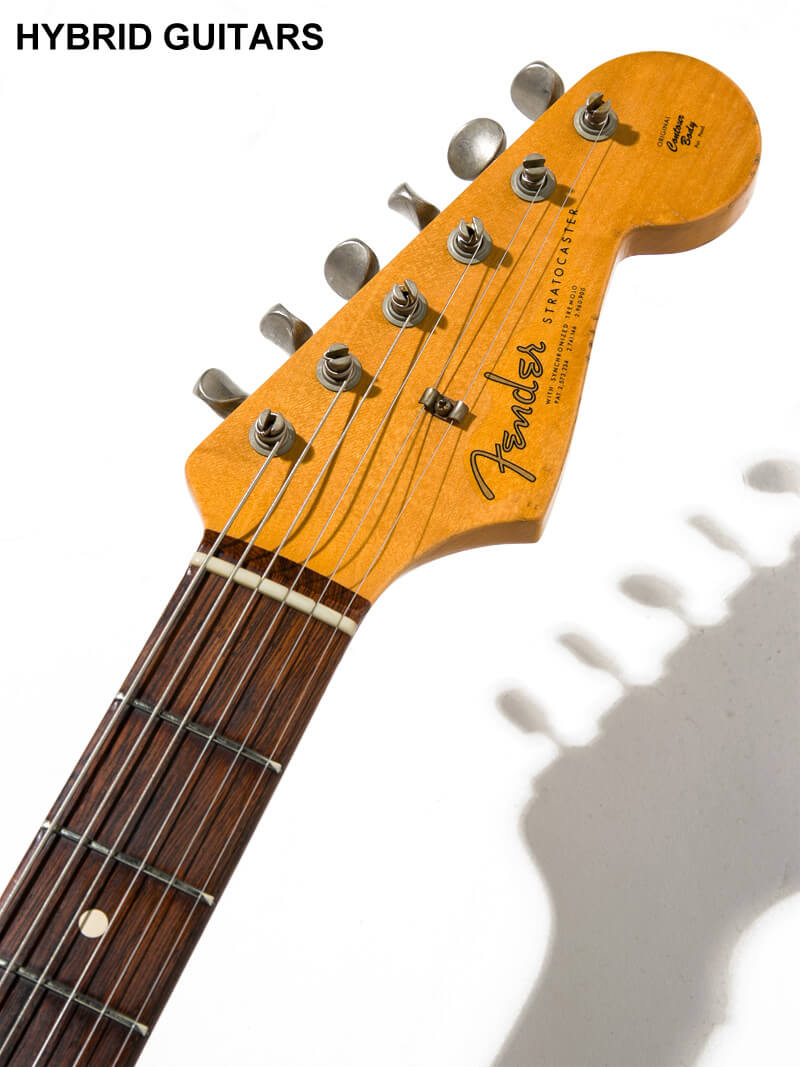 Fender Custom Shop MBS 1960 Stratocaster Relic Brazilian Rosewood(BZF) Relic  Sherwood Green Metallic Master Built by Chris Fleming 5