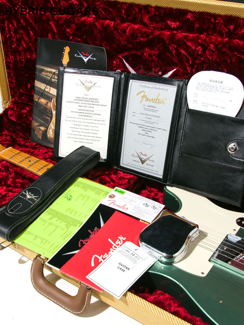 Fender Custom Shop 2019 Summer Event Limited Edition 1955 Telecaster Journeyman Relic Super Faded Aged Sherwood Green  15