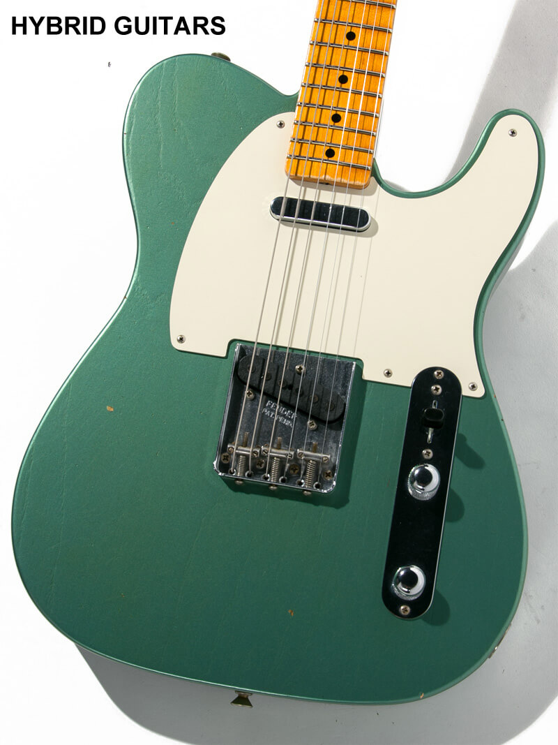Fender Custom Shop 2019 Summer Event Limited Edition 1955 Telecaster Journeyman Relic Super Faded Aged Sherwood Green  3
