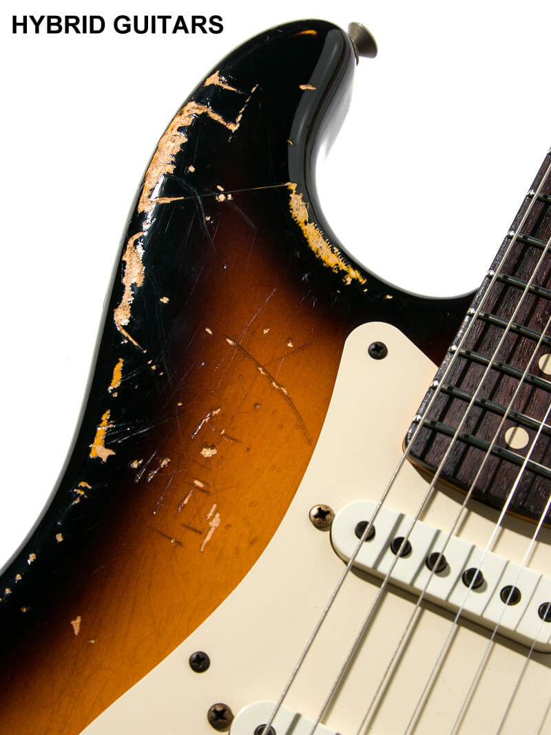 Fender Custom Shop 1959 Stratocaster Heavy Relic Aged 3TS 11