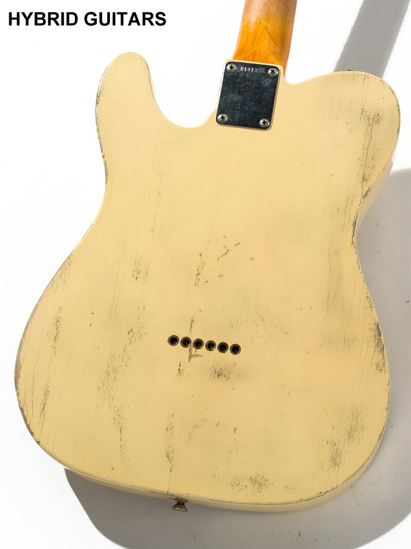 Fender Custom Shop MBS 1960 Telecaster Josefina Campos PU Relic Robben Ford White Blonde By Greg Fessler 4