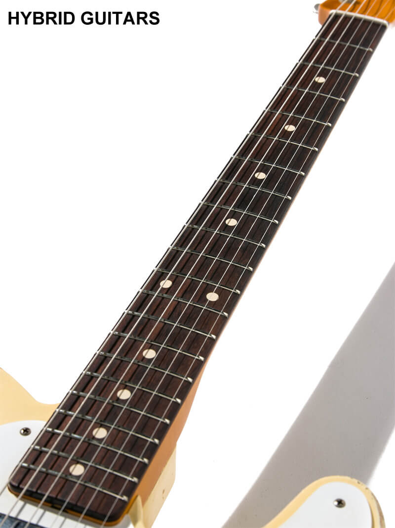 Fender Custom Shop MBS 1960 Telecaster Josefina Campos PU Relic Robben Ford White Blonde By Greg Fessler 7