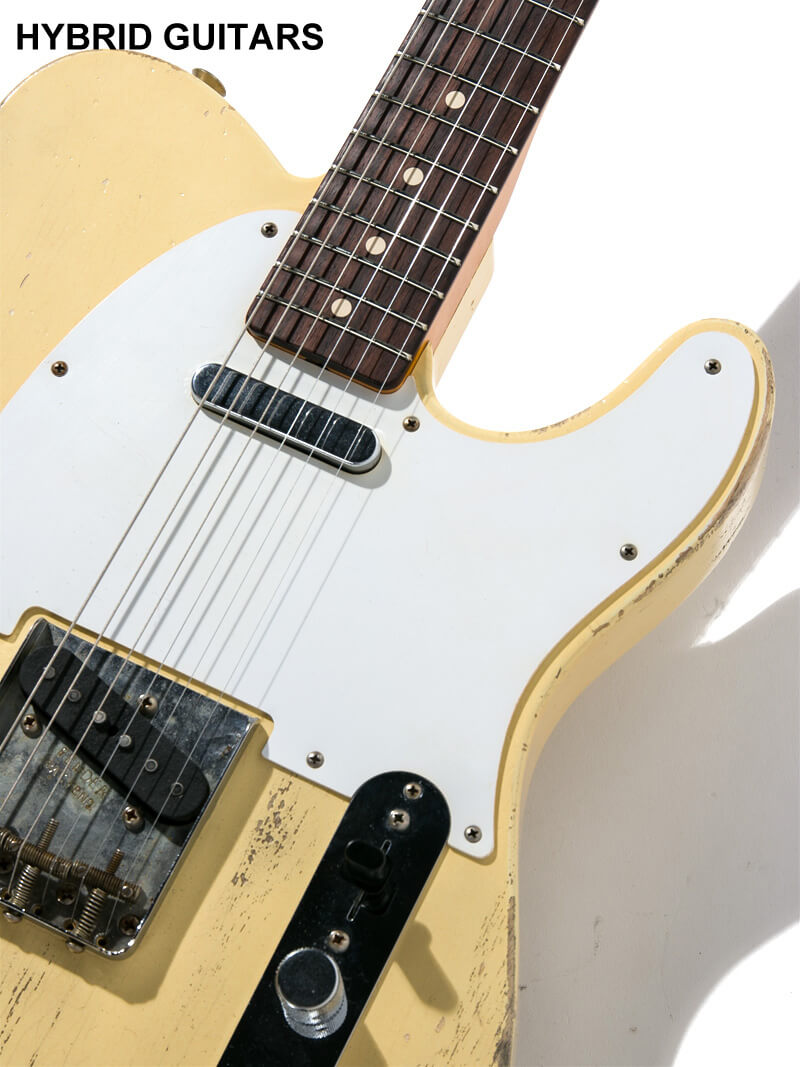 Fender Custom Shop MBS 1960 Telecaster Josefina Campos PU Relic Robben Ford White Blonde By Greg Fessler 9
