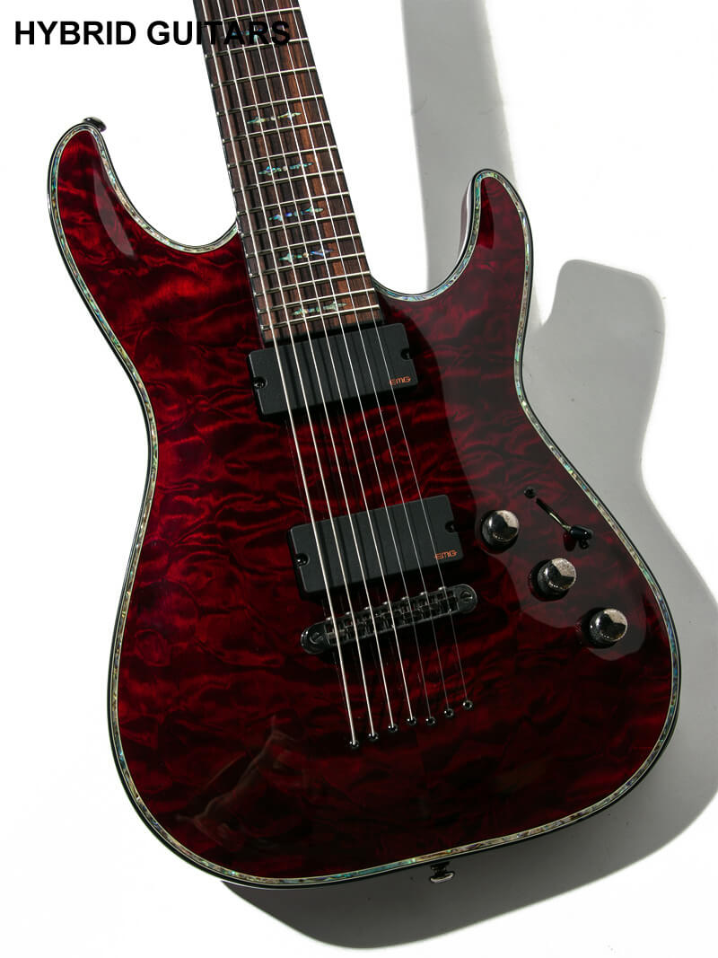 Schecter HELLRAISER C-7 Black Cherry 11
