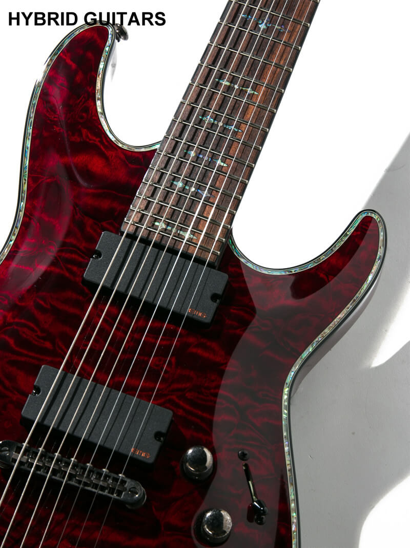 Schecter HELLRAISER C-7 Black Cherry 9