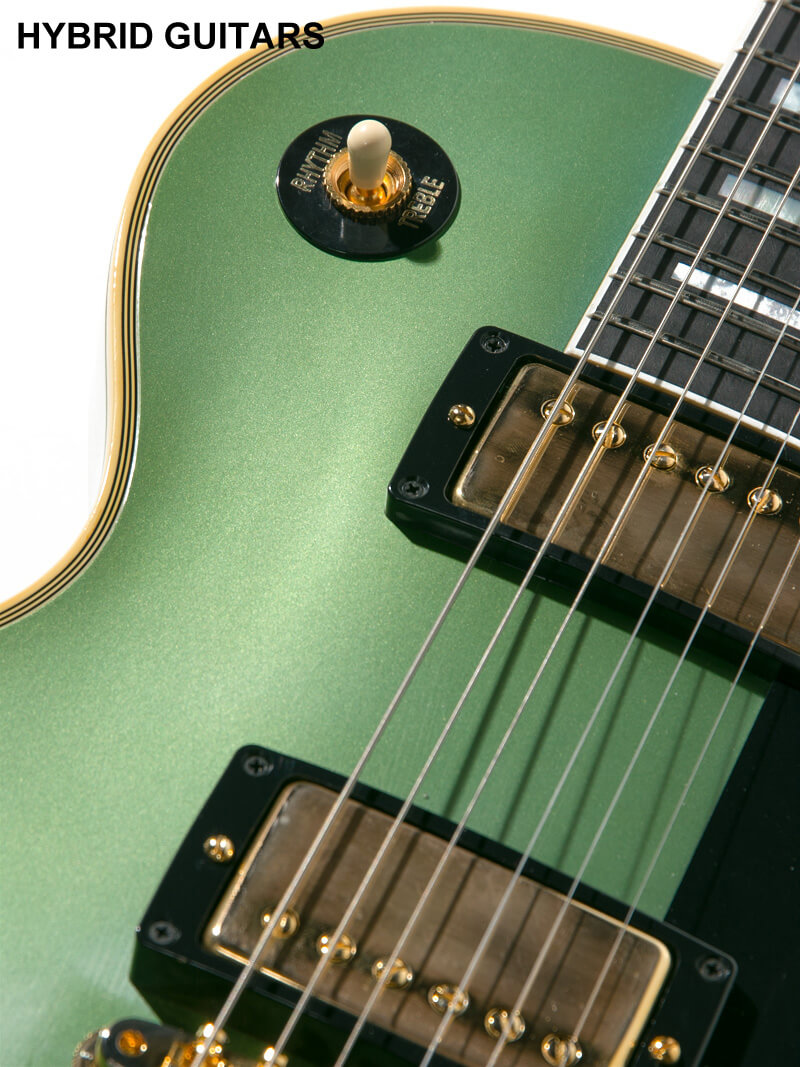 Gibson Custom Shop M2M 1968 Les Paul Custom Vos All Inverness Green 11