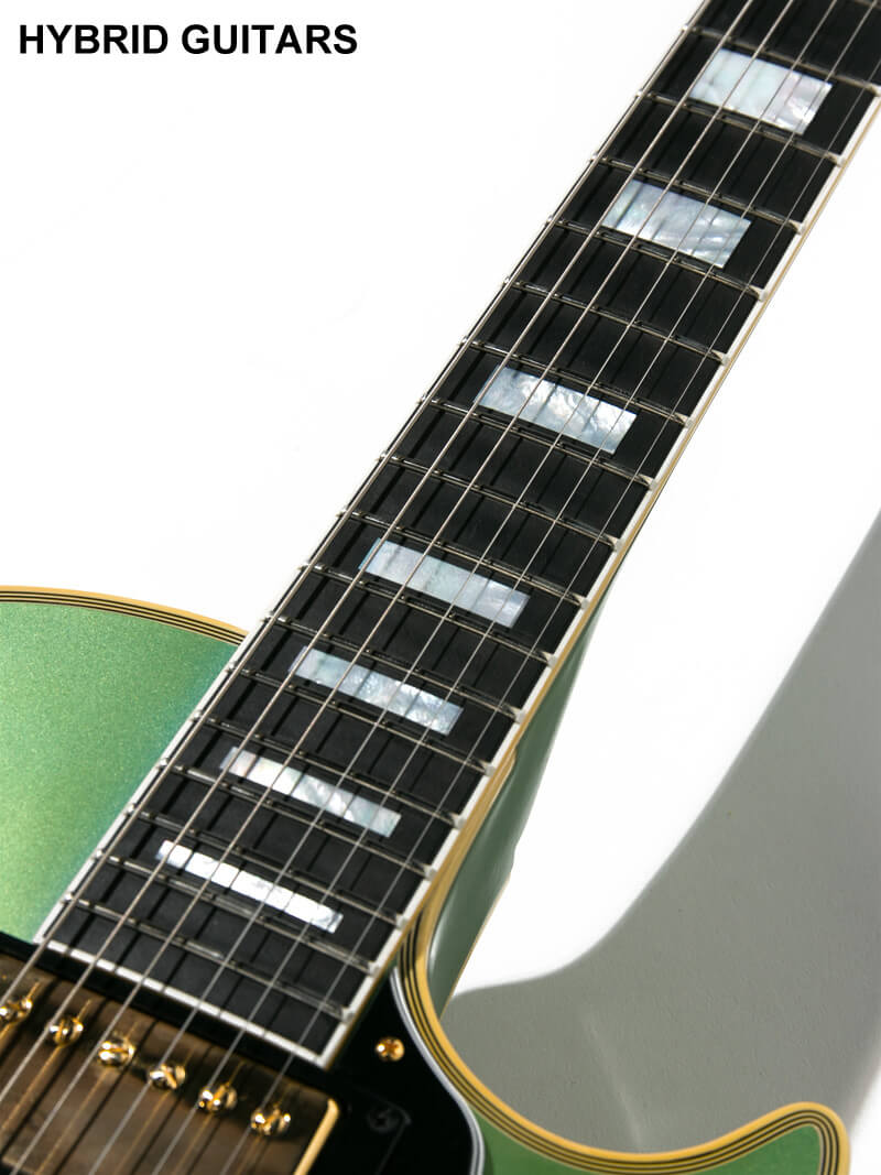 Gibson Custom Shop M2M 1968 Les Paul Custom Vos All Inverness Green 13