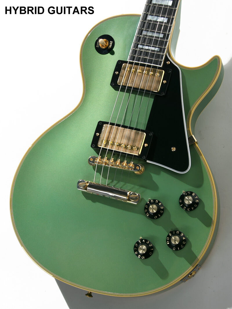 Gibson Custom Shop M2M 1968 Les Paul Custom Vos All Inverness Green 3