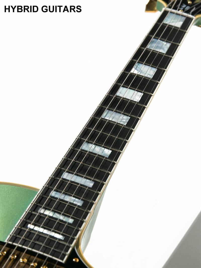Gibson Custom Shop M2M 1968 Les Paul Custom Vos All Inverness Green 7