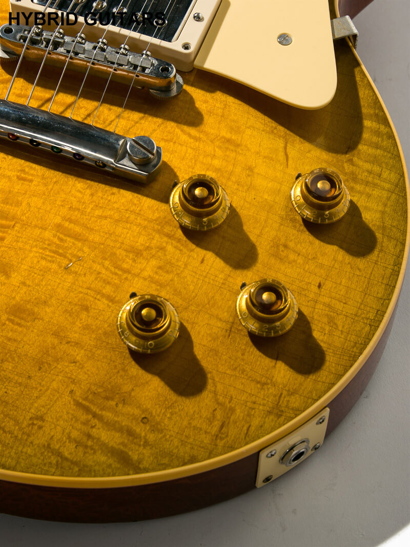 Gibson Custom Shop Murphy Lab 1959 Les Paul Standard Light Aged Green Lemon Fade 10