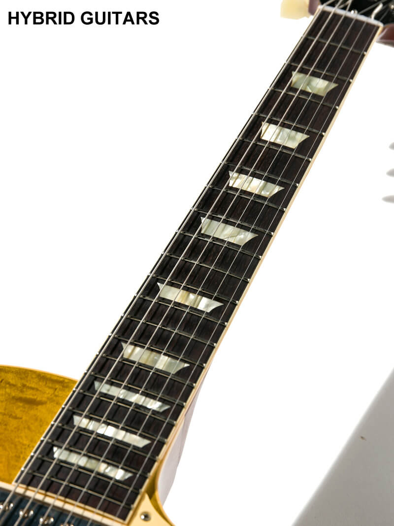 Gibson Custom Shop Murphy Lab 1959 Les Paul Standard Light Aged Green Lemon Fade 7