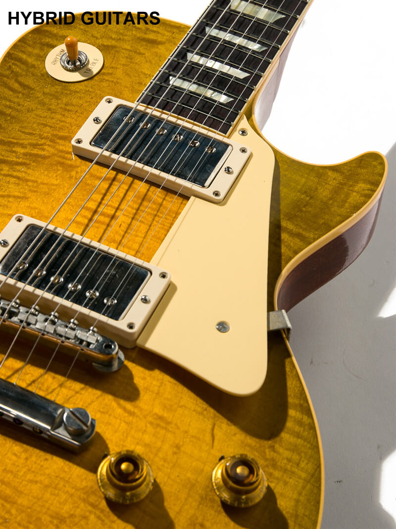Gibson Custom Shop Murphy Lab 1959 Les Paul Standard Light Aged Green Lemon Fade 9