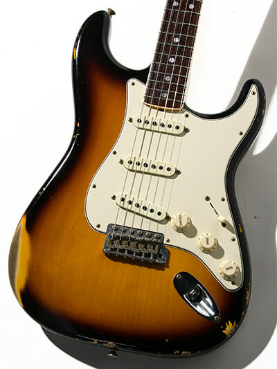 Fender Custom Shop 2019 Event Limited Edition Biding Neck 1965 Stratocaster Heavy Relic Super Faded Aged 3TSB