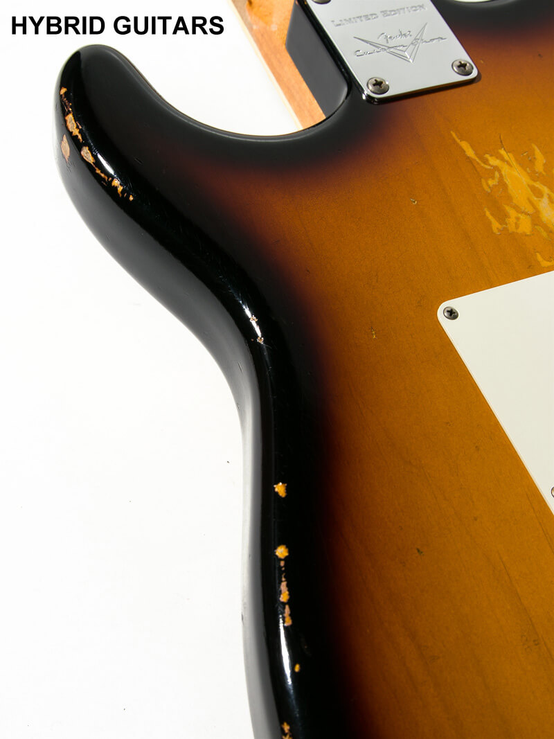 Fender Custom Shop 2019 Event Limited Edition Biding Neck 1965 Stratocaster Heavy Relic Super Faded Aged 3TSB 14