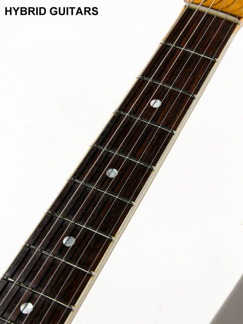 Fender Custom Shop 2019 Event Limited Edition Biding Neck 1965 Stratocaster Heavy Relic Super Faded Aged 3TSB 15