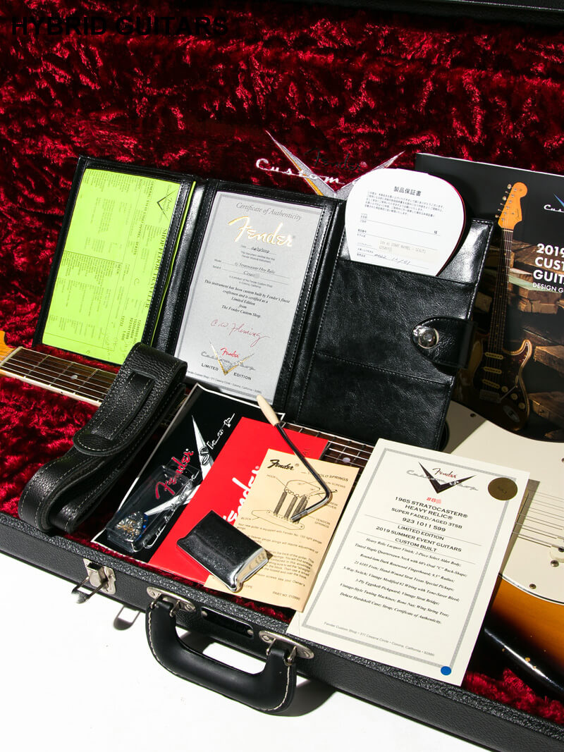 Fender Custom Shop 2019 Event Limited Edition Biding Neck 1965 Stratocaster Heavy Relic Super Faded Aged 3TSB 18