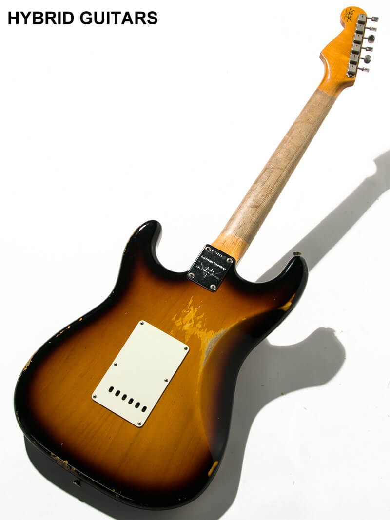 Fender Custom Shop 2019 Event Limited Edition Biding Neck 1965 Stratocaster Heavy Relic Super Faded Aged 3TSB 2