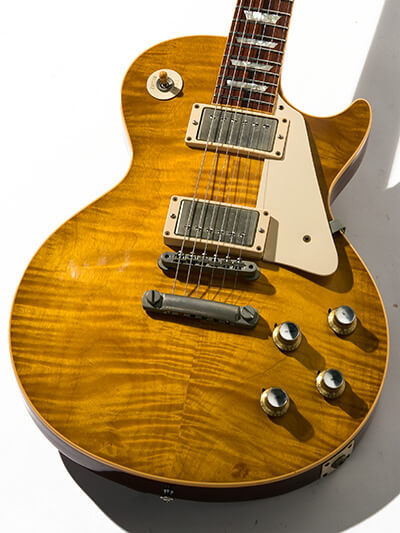 Gibson Custom Shop Historic Collection 1960 Les Paul Standard Reissue Figured VOS Lemon Burst
