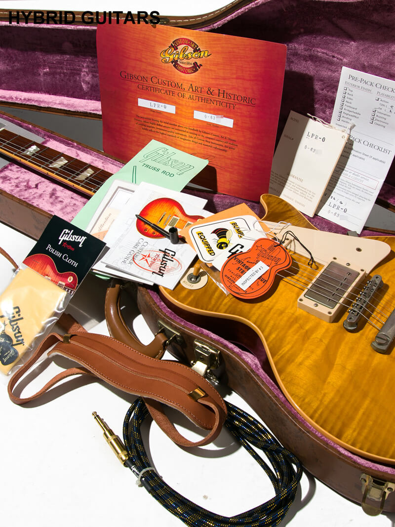 Gibson Custom Shop Historic Collection 1960 Les Paul Standard Reissue Figured VOS Lemon Burst
16