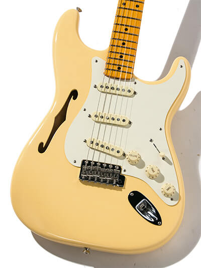 Fender Eric Johnson Stratocaster Thinline Vintage White