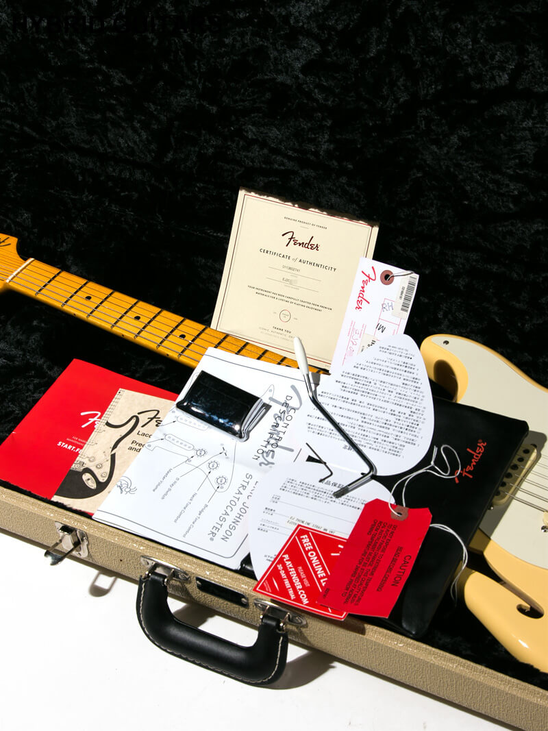 Fender Eric Johnson Stratocaster Thinline Vintage White 12