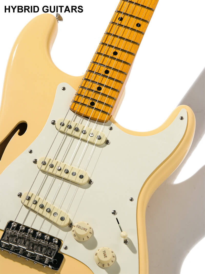 Fender Eric Johnson Stratocaster Thinline Vintage White 9