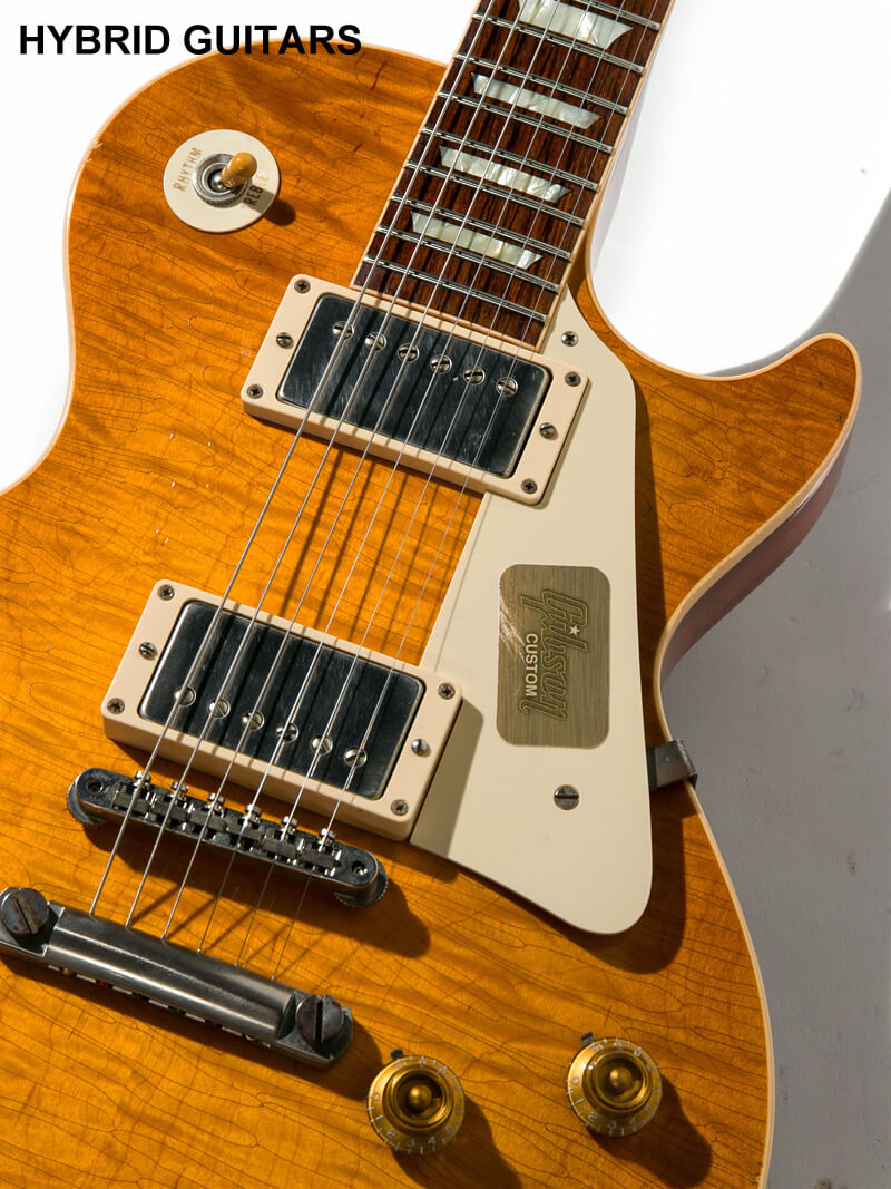 Gibson Custom Shop Historic Collection 1959 Les Paul Reissue Tom Murphy Ultra Aged Lemon Burst 10