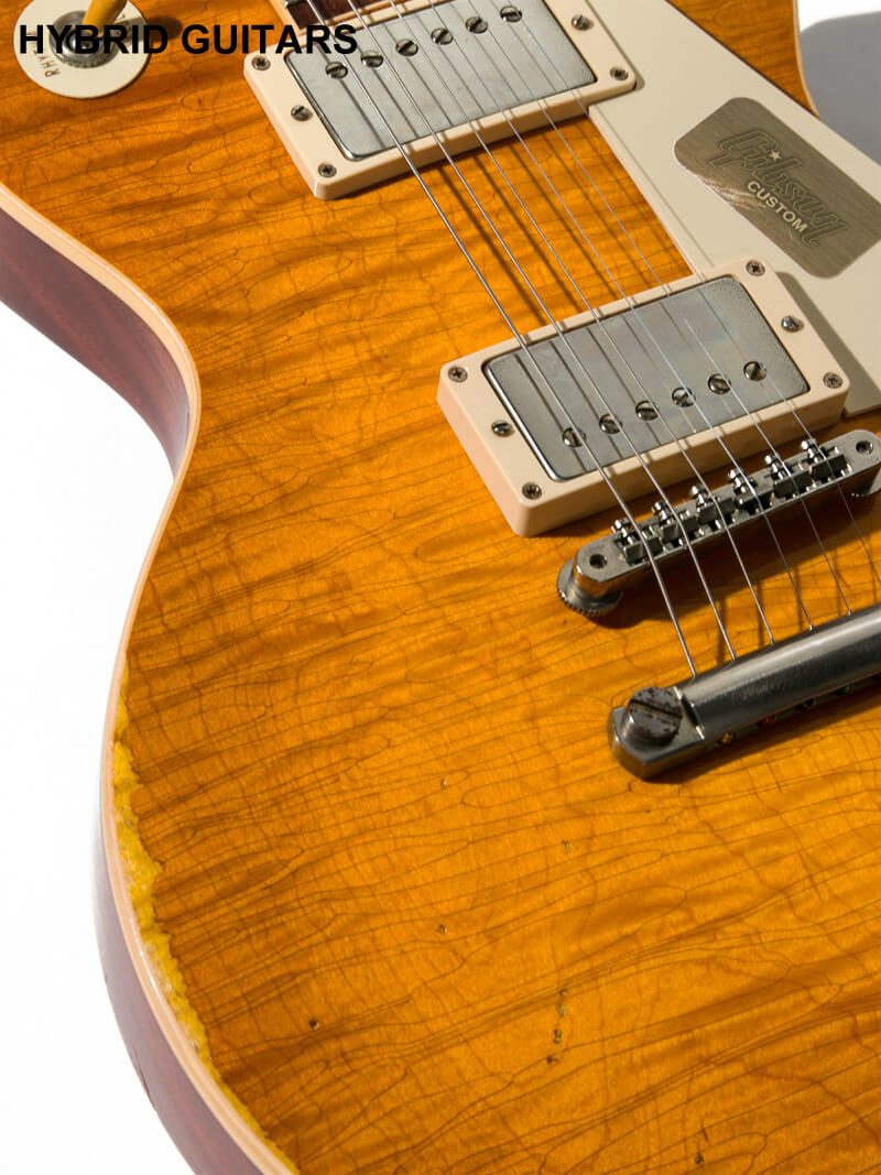 Gibson Custom Shop Historic Collection 1959 Les Paul Reissue Tom Murphy Ultra Aged Lemon Burst 14