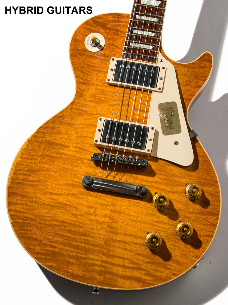 Gibson Custom Shop Historic Collection 1959 Les Paul Reissue Tom Murphy Ultra Aged Lemon Burst 3