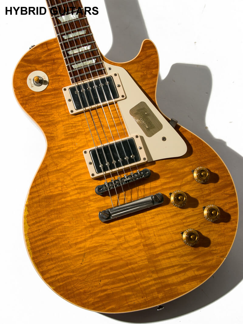 Gibson Custom Shop Historic Collection 1959 Les Paul Reissue Tom Murphy Ultra Aged Lemon Burst 9