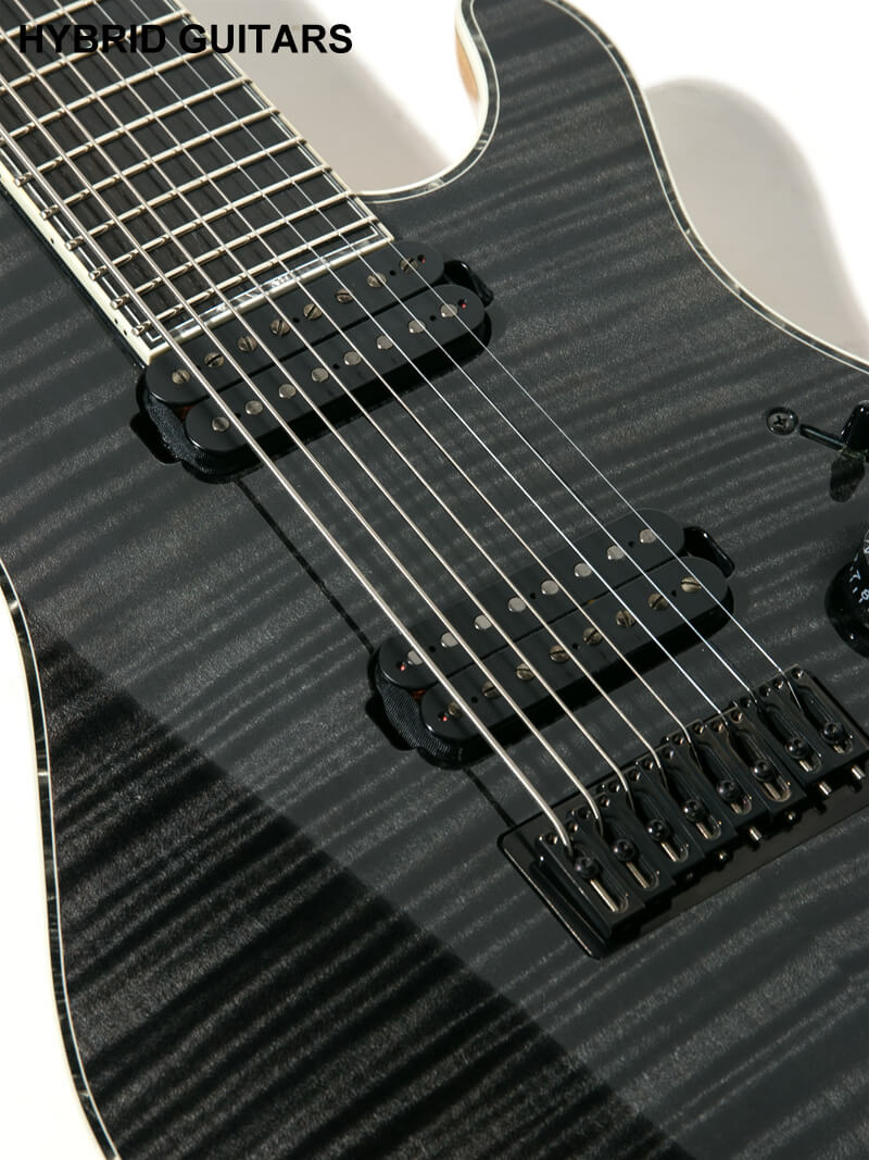 Mayones Regius 8 Baritone Trans Black 11