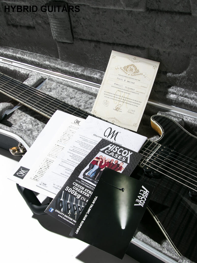 Mayones Regius 8 Baritone Trans Black 16