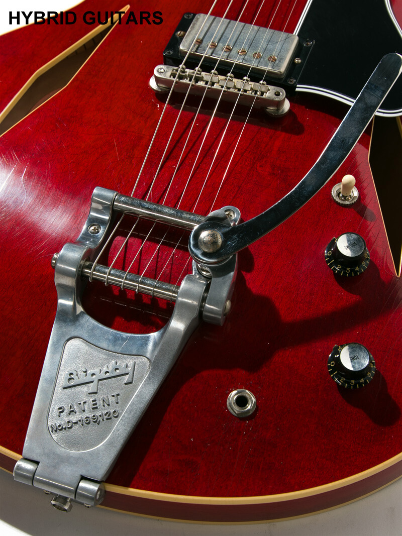 Gibson Custom Shop PSL Murphy Lab 1964 Trini Lopez Standard Bigsby 60s Cherry Ultra Light Aged 13