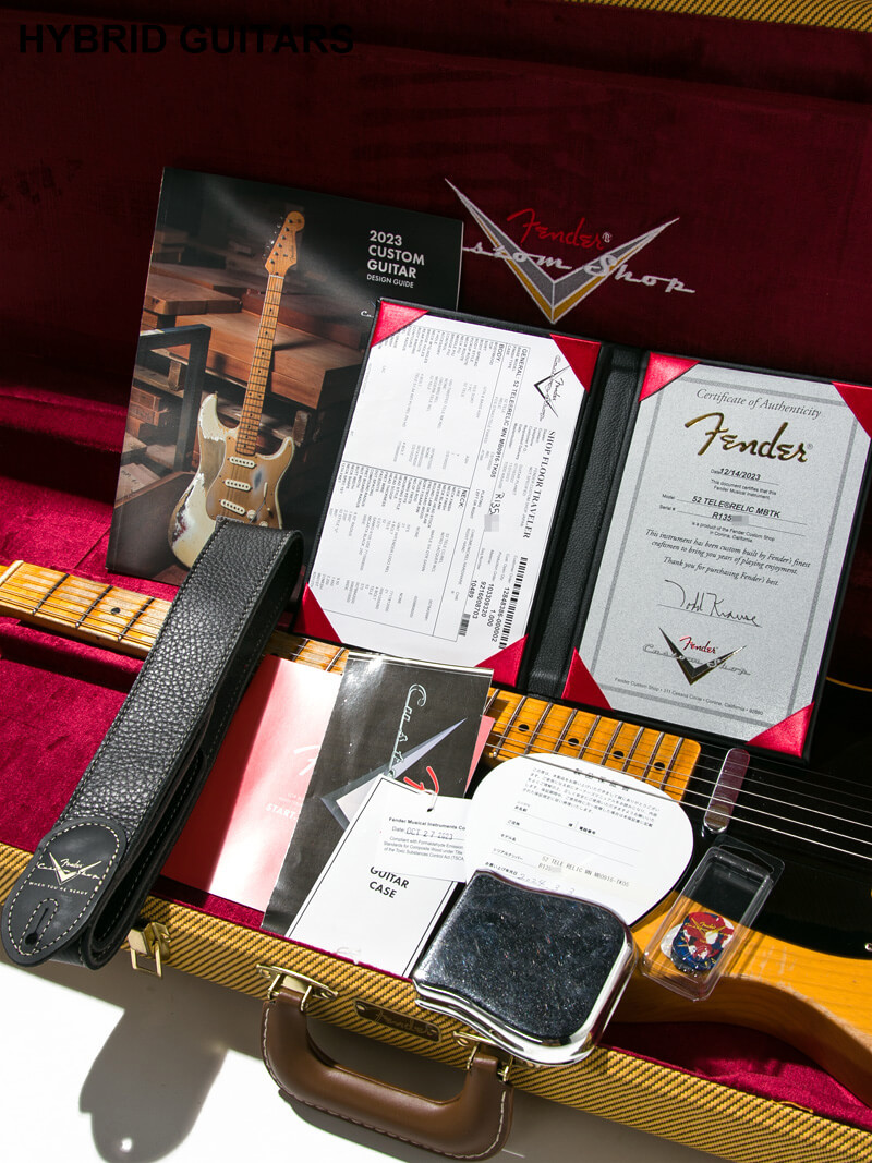 Fender Custom Shop 1952 Telecaster Relic Josefina Handwound P.U Butter Scotch Blonde by Todd Krause 18