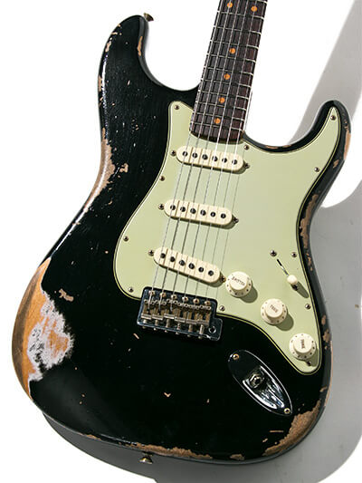 Fender Custom Shop 1960 Stratocaster Hand Wound TX-Special Heavy Relic Black