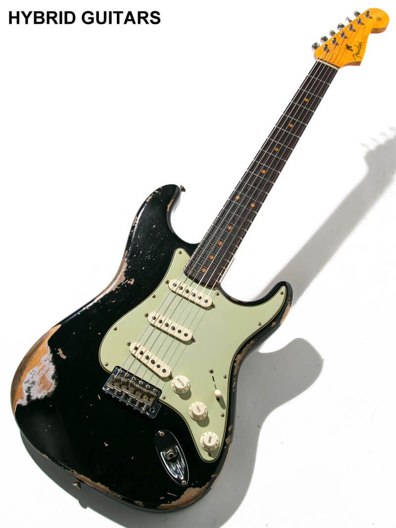 Fender Custom Shop 1960 Stratocaster Hand Wound TX-Special Heavy Relic Black 1