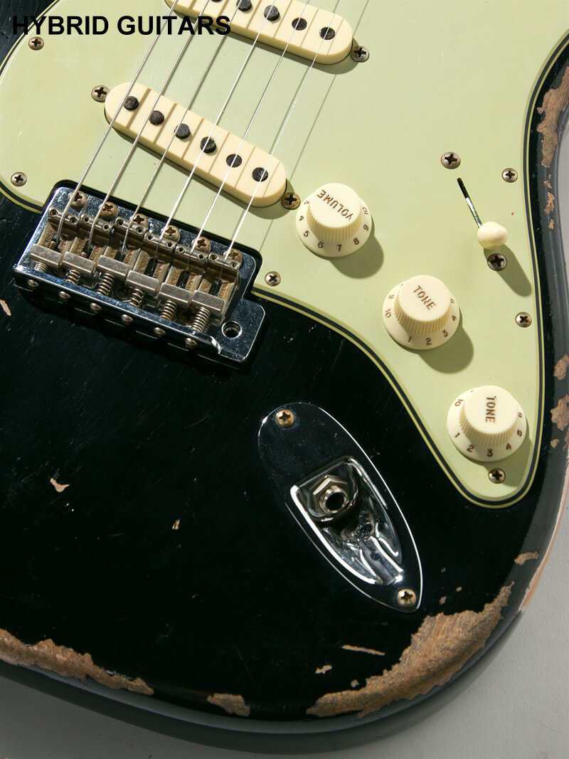 Fender Custom Shop 1960 Stratocaster Hand Wound TX-Special Heavy Relic Black 10