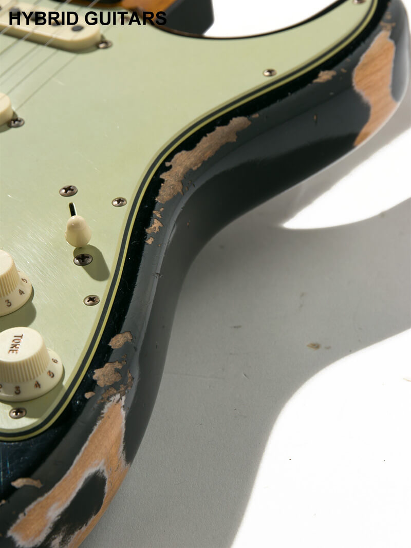Fender Custom Shop 1960 Stratocaster Hand Wound TX-Special Heavy Relic Black 11