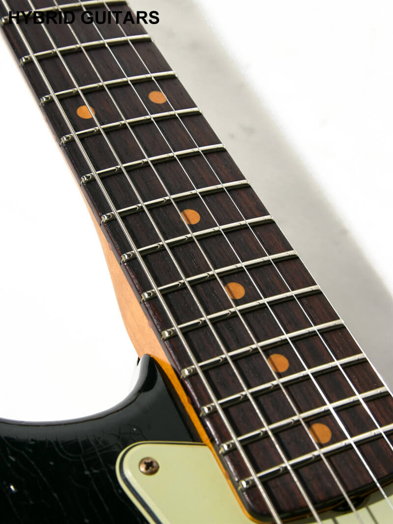 Fender Custom Shop 1960 Stratocaster Hand Wound TX-Special Heavy Relic Black 16