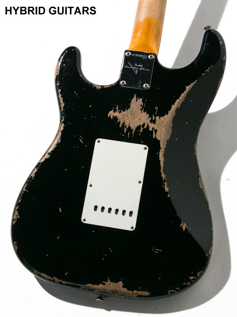 Fender Custom Shop 1960 Stratocaster Hand Wound TX-Special Heavy Relic Black 4