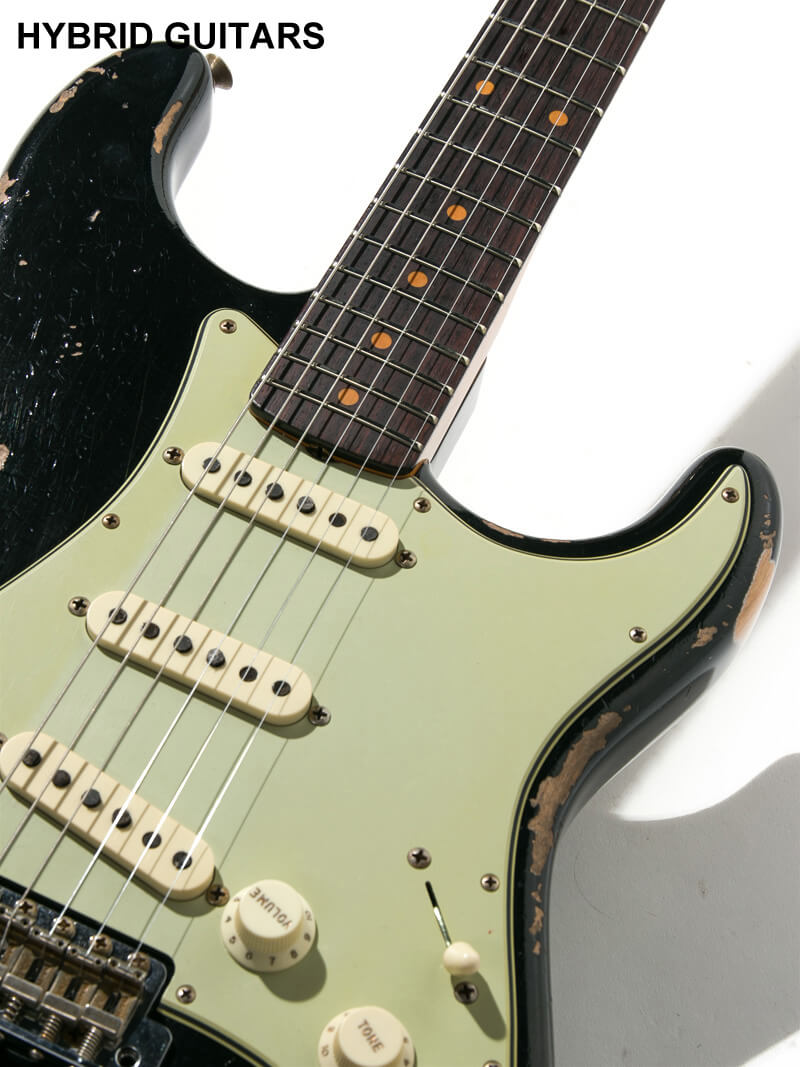 Fender Custom Shop 1960 Stratocaster Hand Wound TX-Special Heavy Relic Black 9